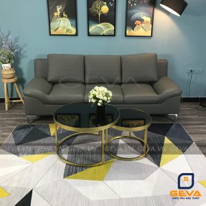 Sofa văng da tựa gối hiện đại - SD20