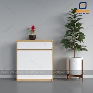 Tủ giầy Mocha 80cm viền vàng TG28