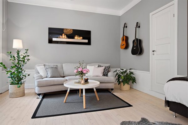 Contemporary thường lựa chọn chất liệu ấm áp 