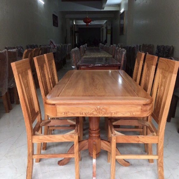 Ghế ăn bằng gỗ tự nhiên tuổi thọ cao