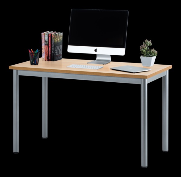 Bàn làm việc chân sắt đơn giản cho mọi văn phòng 