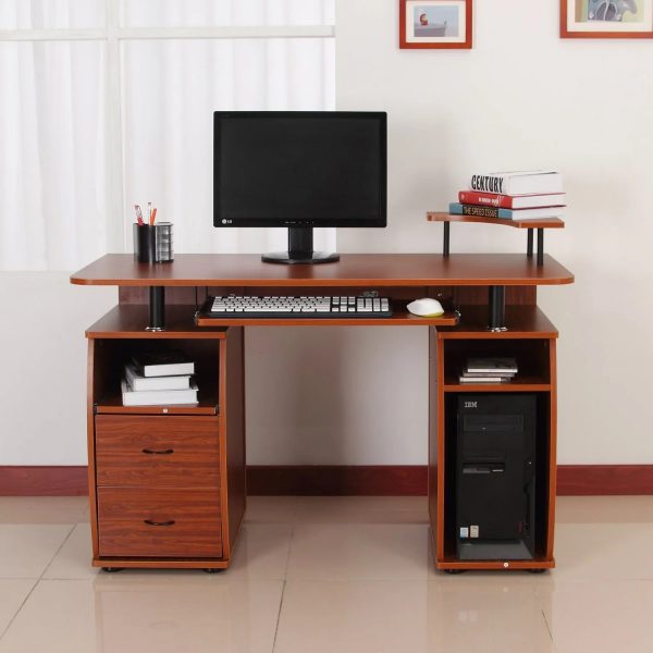 Bàn vi tính chất liệu gỗ tự nhiên