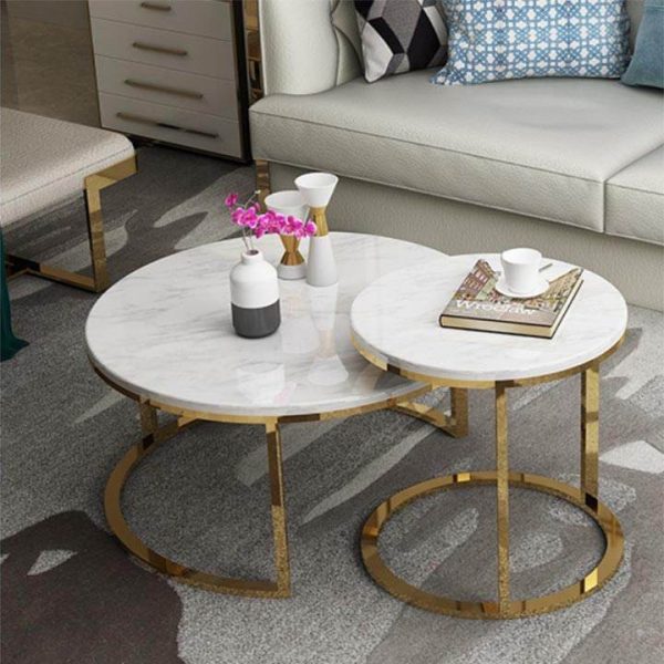 Bàn sofa có tính thẩm mỹ cực kỳ cao giúp không gian phòng khách trở nên sang trọng và hiện đại.
