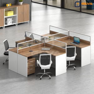 Cụm bàn làm việc có vách ngăn 4 người CB1628