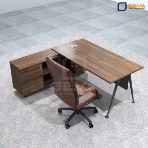 Bàn giám đốc C-Style chữ L BGD58N thiết kế hiện đại